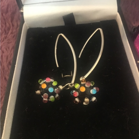 Vintage Sterling Silver Bracelet & Earring Set - Picture 2 of 12